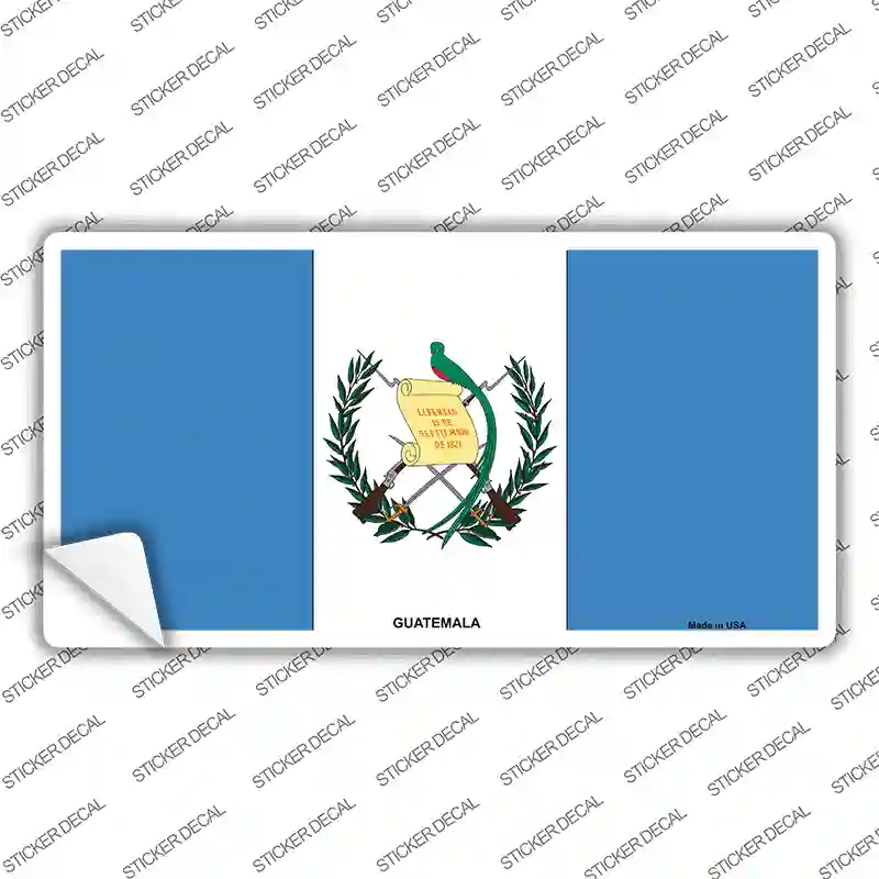 Guatemala Country Flag Novelty Sticker Decal