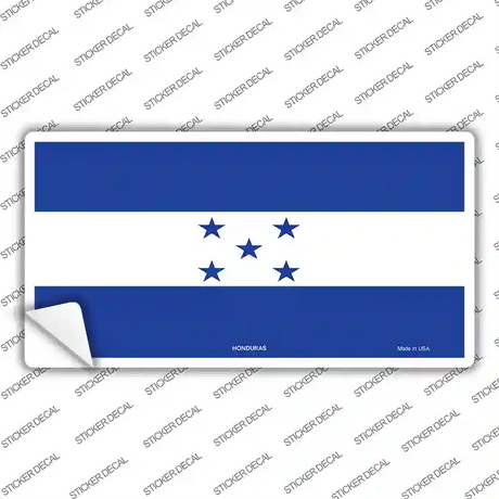 Honduras Flag Novelty Sticker Decal