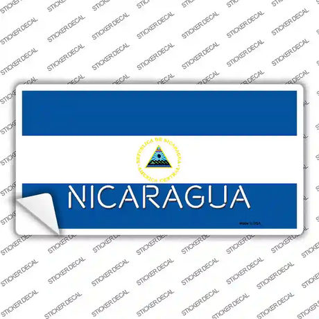 Nicaragua Flag Novelty Sticker Decal