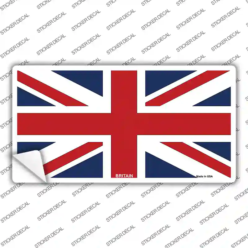 Britain Flag Novelty Sticker Decal