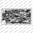 Grey Camouflage Novelty Sticker Decal
