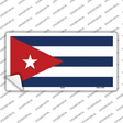 Cuba Flag Novelty Sticker Decal