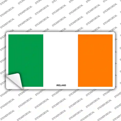 Ireland Flag Novelty Sticker Decal