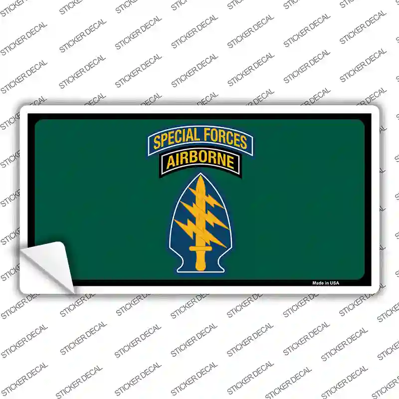Special Forces Novelty Sticker Decal