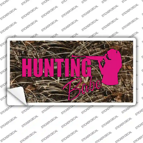 Hunting Babe Novelty Sticker Decal