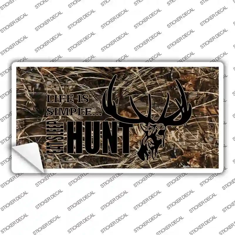 Eat Sleep Hunt Novelty Sticker Decal