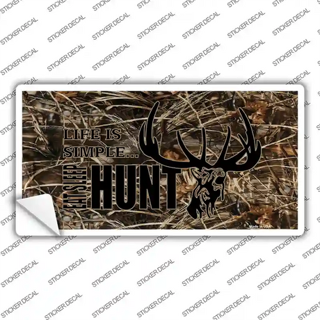 Eat Sleep Hunt Novelty Sticker Decal