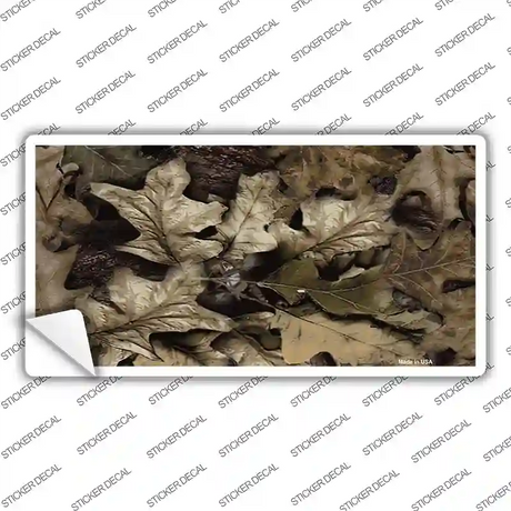 Fallen Leaves Camo Novelty Sticker Decal