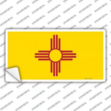 New Mexico State Flag Novelty Sticker Decal