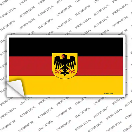 Germany State Flag Novelty Sticker Decal