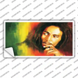 Bob Marley Novelty Sticker Decal