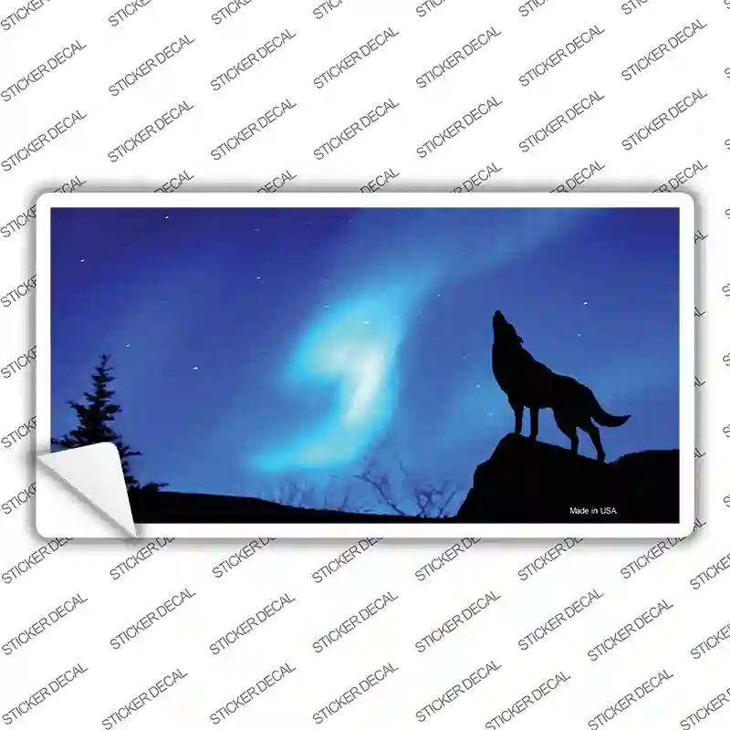 Wolf Body Novelty Sticker Decal