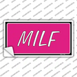 M.I.L.F Pink Novelty Sticker Decal