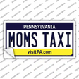 Moms Taxi Pennsylvania State Novelty Sticker Decal