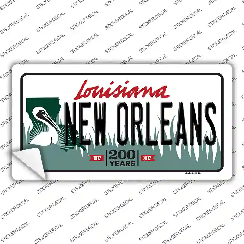 New Orleans Louisiana Novelty Sticker Decal