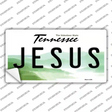 Jesus Tennessee Novelty Sticker Decal