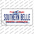 Southern Belle North Carolina Novelty Sticker Decal