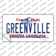 Greenville North Carolina Novelty Sticker Decal