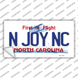 N Joy North Carolina Novelty Sticker Decal