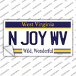 N Joy West Virginia Novelty Sticker Decal
