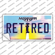 Retired Mississippi Novelty Sticker Decal