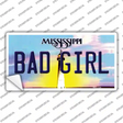 Bad Girl Mississippi Novelty Sticker Decal