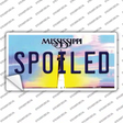 Spoiled Mississippi Novelty Sticker Decal