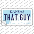 That Guy Kansas Novelty Sticker Decal
