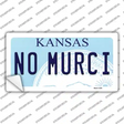 No Murci Kansas Novelty Sticker Decal