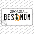Best Mom Georgia Novelty Sticker Decal