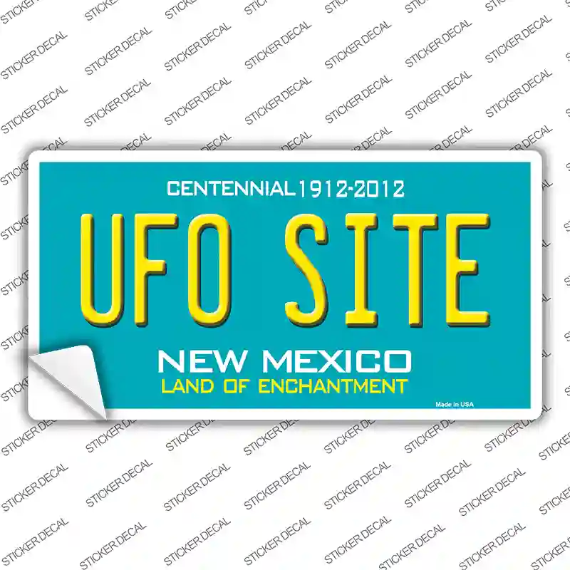 UFO Site New Mexico Novelty Sticker Decal