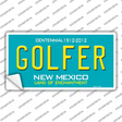 Golfer New Mexico Novelty Sticker Decal