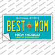 Best Mom Teal New Mexico Novelty Sticker Decal
