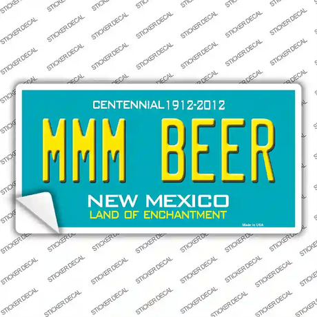 MMM Beer New Mexico Novelty Sticker Decal