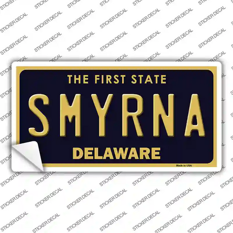 Smyrna Delaware Novelty Sticker Decal