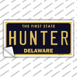 Hunter Delaware Novelty Sticker Decal
