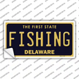 Fishing Delaware Novelty Sticker Decal