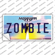 Zombie Mississippi Novelty Sticker Decal