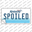 Spoiled Kentucky Novelty Sticker Decal