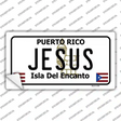 Jesus Puerto Rico Novelty Sticker Decal