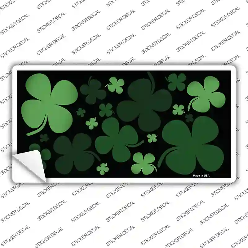 Clovers Novelty Sticker Decal