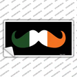 Irish Mustache Novelty Sticker Decal