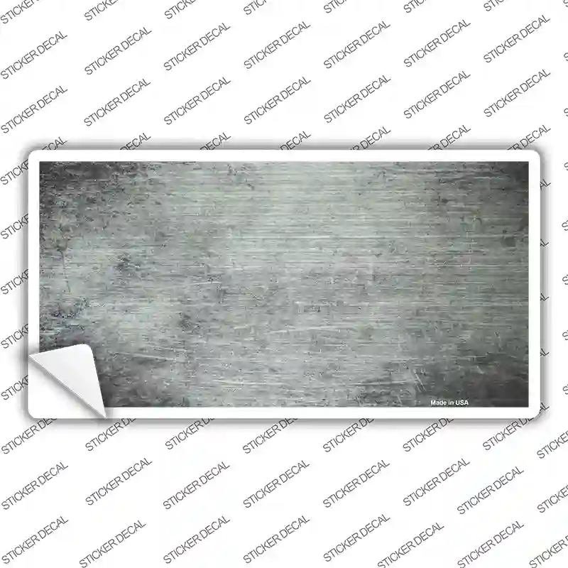 White Oil Rubbed Solid Novelty Sticker Decal