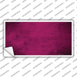 Pink Oil Rubbed Solid Novelty Sticker Decal