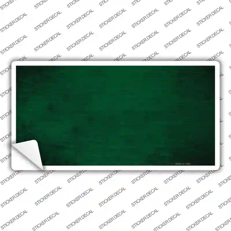 Green Oil Rubbed Solid Novelty Sticker Decal