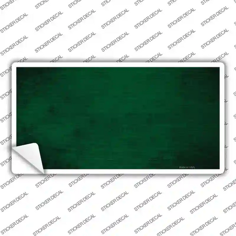 Green Oil Rubbed Solid Novelty Sticker Decal
