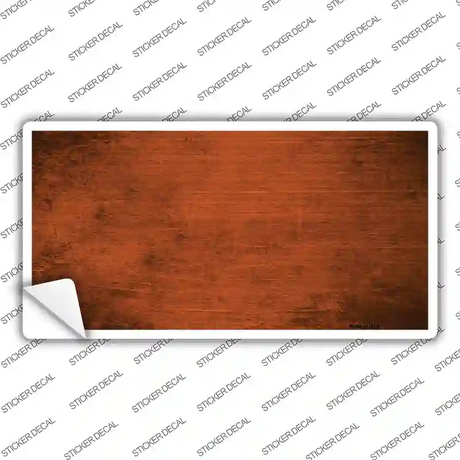 Orange Oil Rubbed Solid Novelty Sticker Decal