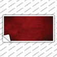 Red Oil Rubbed Solid Novelty Sticker Decal
