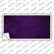 Purple Oil Rubbed Solid Novelty Sticker Decal