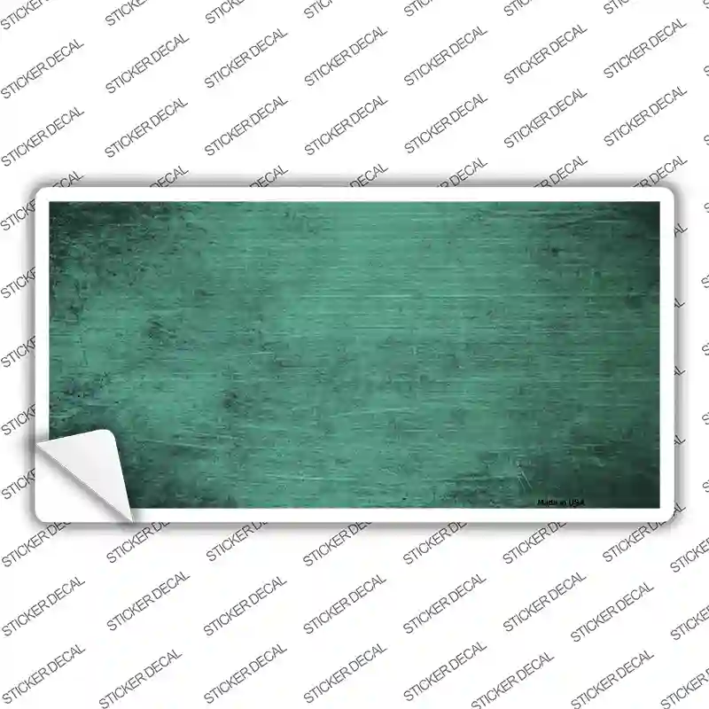 Mint Oil Rubbed Solid Novelty Sticker Decal
